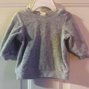 H&M Cozy Gray Baby Sweatshirt 2-4 months